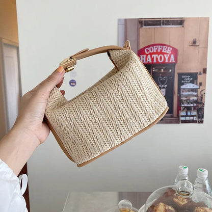 Hand-Woven Maldives Straw Bag